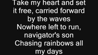 Iron Maiden  Ghost of the Navigator Lyrics [upl. by Aneerak999]