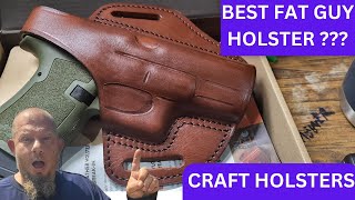 Breaking In NEW Custom Leather Holster For Big Guys  CRAFT HOLSTERS [upl. by Llen]