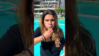 ATURAN BERENANG DIKOLAM⁉️ funny comedy prank challenge dance rap music hiphop art reggae [upl. by Alleacim]