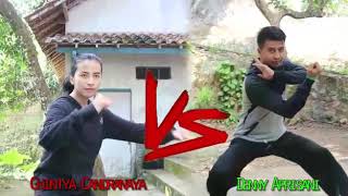 Vidio Pendek colab koreo Denny Aprisani vs Chintya candranaya [upl. by Kronick]