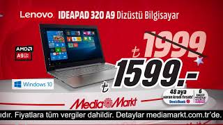 Yılbaşına Özel Lenovo Ideapad 320 Dizüstü Bilgisayar MediaMarkt’ta 1599 TL [upl. by Aselehc]