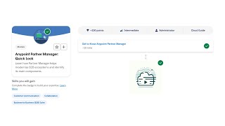 Anypoint Partner Manager Quick Look  Salesforce Trailhead [upl. by Kowatch]