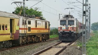 High Speed PERFECT Crossing TRAINS  Part 5  Express Trains amp Passenger Trains  Indian Railways [upl. by Attenehs266]