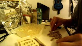 Making Powdered Herbal Lower Bowel And Liver Formula Pills From Bulk [upl. by Naeloj6]