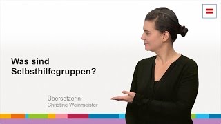 Was sind Selbsthilfegruppen Deutsche Gebärdensprache [upl. by Ytsur]