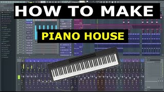 HOW TO MAKE PIANO HOUSE FROM SCRATCH IN UNDER 25 MINUTES [upl. by Landahl]