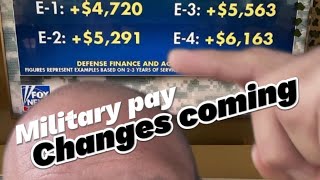 Army Pay changes are coming army [upl. by Inanuah]