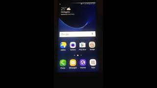 Galaxy S7 Edge screen flicker problem [upl. by Ymmit277]