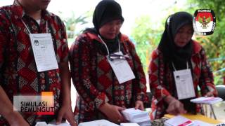 VIDEO SIMULASI KPPS KPU 2014 [upl. by Quartus532]