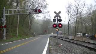 CSX K635 crosses Hamburg Turnpike [upl. by Garwin]