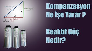 Kompanzasyon Nedir Reaktif Güç Nedir [upl. by Ahsenaj571]