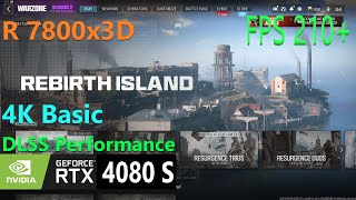 Warzone 3 RTX 4080 SUPER RYZEN 7800x3D 4K Basic DLSS [upl. by Adnauq]