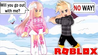 I Asked My Crush Out On A Date And He Said NO Royale High Roblox Roleplay [upl. by Kremer]