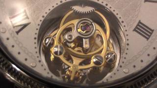 Closeup of tourbillon watch movement [upl. by Lassiter]