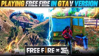 🔴 Playing Free Fire With GTA 5 PC Games 🖥️💻📱 Day  8 ✅ [upl. by Nerrag]