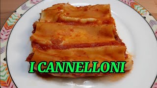 I CANNELLONI RIPIENI DI CARNE buonissimi semplici e veloci [upl. by Pisarik]