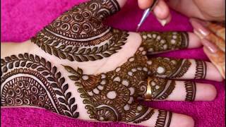 Simple Mehndi Design  2018 [upl. by Yeleek]