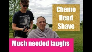 Funny Head Shave Chemo and Radiation [upl. by Marienthal]