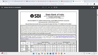 About SBI Clerk Notification 2024‼️🔥 sbi sbiclerk [upl. by Orsa]