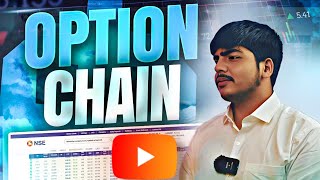 Option Chain Analysis  Option Chain Analysis in Hindi [upl. by Adelaide]