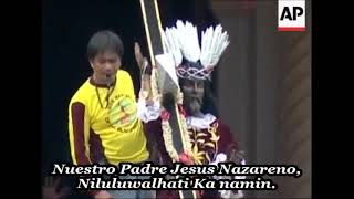 2018 Nuestro Padre Jesus Nazareno Official Hymn to the Black Nazarene [upl. by Dwyer]