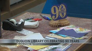 Du Quoin Library celebrates 90 years old today [upl. by Eisen]