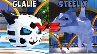 Pokemon battle revolution  Glalie vs Steelix [upl. by Mallen198]