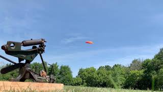 Vintage Western clay bird pigeon thrower [upl. by Finegan]