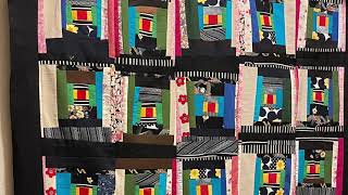 Courthouse Steps Quilt with Scraps [upl. by Akitnahs]