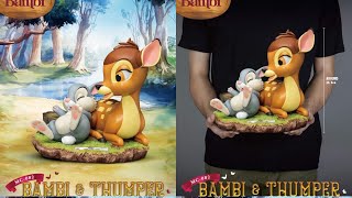 New Disney bambi amp thumper collectible statue revealed beast kingdom [upl. by Ecarret642]