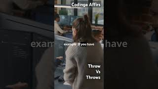 Java Exceptions when to Use  throw or throws throw throws java [upl. by Nereil514]