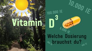 Vitamin D3🌞  Welche Dosierung brauchst du wirklich [upl. by Ellenwad]