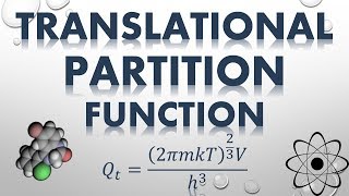 TRANSLATIONAL PARTITION FUNCTION [upl. by Cilla]