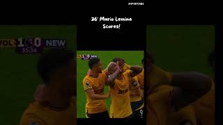 HIGHLIGHTS in 60s Wolves vs Newcastle 12 All Goals amp Extended Highlights  Barnes amp Schar Shines [upl. by Nerty114]