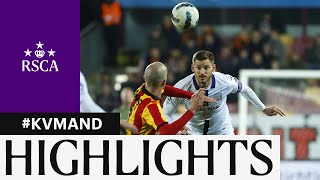 HIGHLIGHTS KV Mechelen  RSC Anderlecht  20232024 [upl. by Essinger]