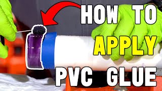 The BEST Way to Apply PVC Glue [upl. by Clementi]