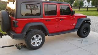 American Outlaw Lonestar Wheels with BFG KO2 tires finally mounted on the Wrangler JL [upl. by Roxy]