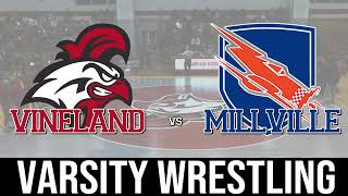 Vineland Varsity Wrestling vs Millville  January 26th 2023 [upl. by Nyladnar]