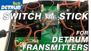 How to Change the Stick Mode of A Detrum Transmitter [upl. by Tessy]