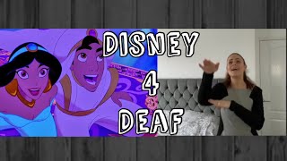 A Whole New World  Aladdin  BSL  Sign Song [upl. by Beatrisa169]