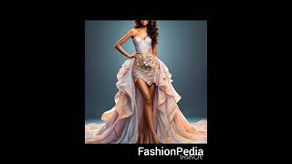 Women Fashion Mini Gown with Flowy back [upl. by Ahseet]