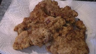 Chicken Fried Pork Cutlets  Plus Country gravy Awesome [upl. by Colis884]