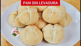 PAN SIN LEVADURA con 2 INGREDIENTES receta facil [upl. by Aleda]