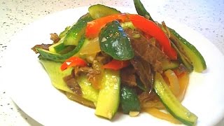 Огурцы с сердцем по корейски  Cucumbers heart of Korean [upl. by Ciardap]