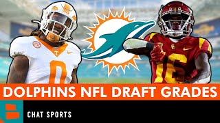 Dolphins Draft Grades All 7 Rounds From 2024 NFL Draft Ft Chop Robinson amp Jaylen Wright [upl. by Etnahsa246]