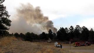 Franktown CO  Burning Tree Fire [upl. by Ailegna]