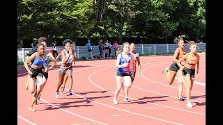 Relais 4 x 100m Cadettes Championnats IledeFrance CJ ANTONY 1718 Juin 2017 [upl. by Ordnazil]