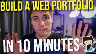 How to Create amp Host a Portfolio in 10 minutes with Github pages grindreelwhat [upl. by Eenattirb]