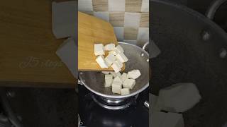 5 mins paneer fry recipe 😋 quick easy amp healthy time consuming side dish J5 vlogs shorts [upl. by Anaujait]