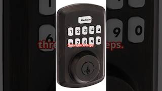 Kwikset Powerbolt 250 Factory Reset in 3 Easy Steps smartlocks kwikset factoryreset [upl. by Annahs170]